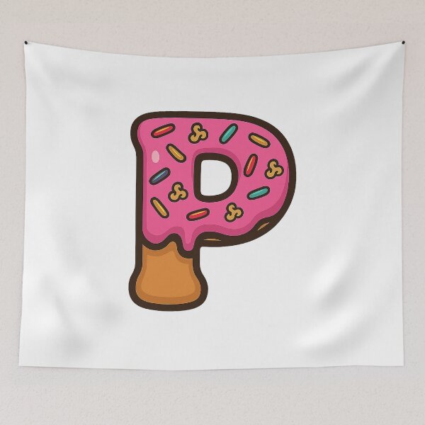 Item preview, Donut Letter P designed and sold by joshuayule.