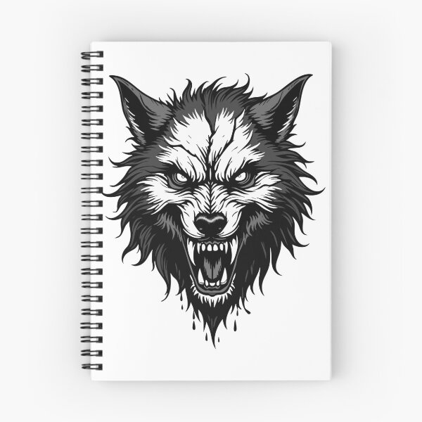 Item preview, Aggressive Wolf Head – Threatening Wolf Head designed and sold by Hans-Design.