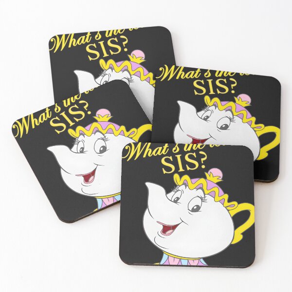 Item preview, What's the Tea, Sis? Funny Teapot Gossip Quote designed and sold by EunHradecky1.