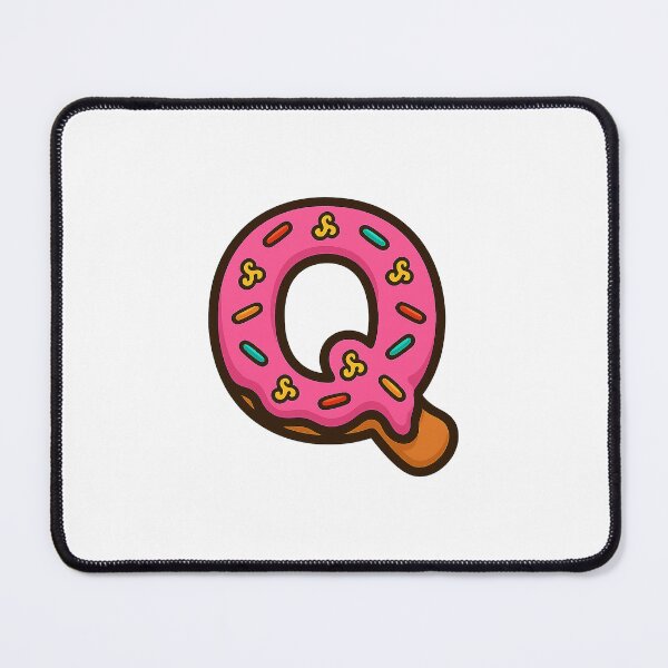 Item preview, Donut Letter Q designed and sold by joshuayule.