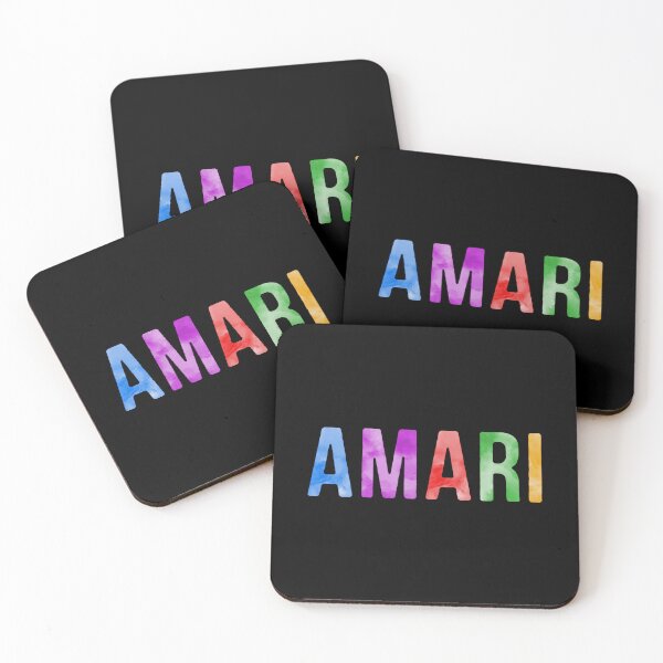 Item preview, Amari Name Bright Colors designed and sold by Jeallan Designs.