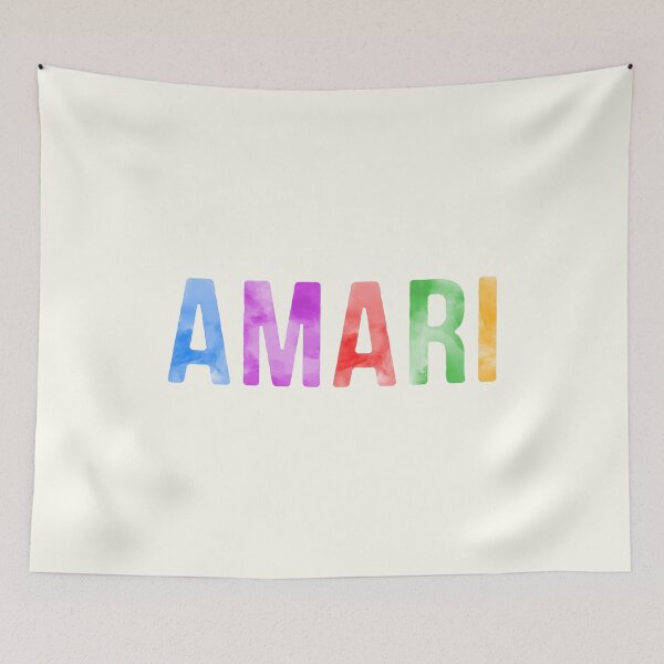 Item preview, Amari Name Bright Colors designed and sold by Jeallan Designs.