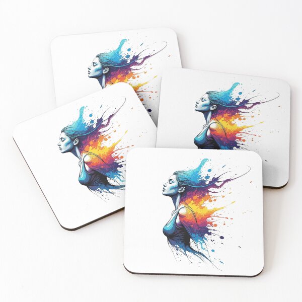 Item preview, Vibrant Motion of Colorful Expression designed and sold by Ink And Art.