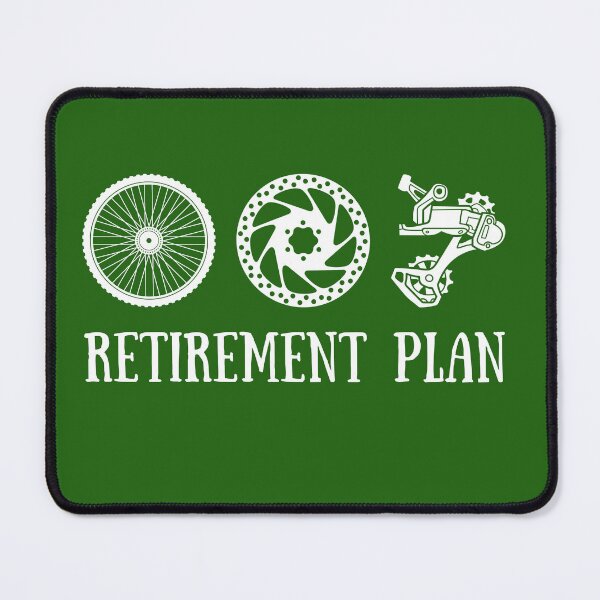 Item preview, Retirement Plan: Ride Forever – Cycling Freedom Tee designed and sold by collectees1.