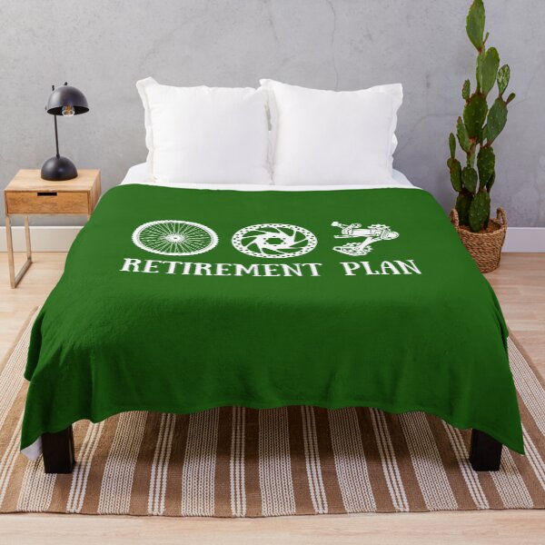 Item preview, Retirement Plan: Ride Forever – Cycling Freedom Tee designed and sold by collectees1.