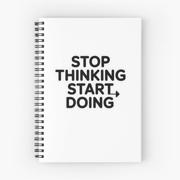 Item preview, stop thinking start doing designed and sold by Mateusz Majcherek.