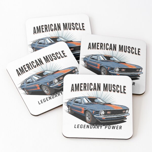 Item preview, American Muscle: Legendary Power in Motion designed and sold by Ink And Art.