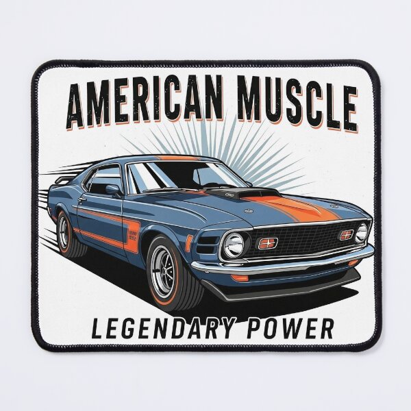 Item preview, American Muscle: Legendary Power in Motion designed and sold by Ink And Art.