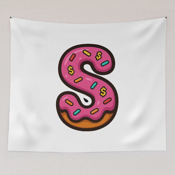 Item preview, Donut Letter S designed and sold by joshuayule.