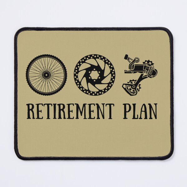 Item preview, Retirement Plan: Ride Forever – Cycling Freedom Tee designed and sold by collectees1.