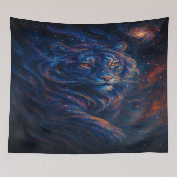 Item preview, Cosmic Abstract Tiger designed and sold by Enchanting Art Vista.