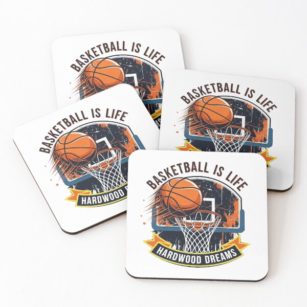 Item preview, Hardwood Dreams: Basketball Is Life Tribute designed and sold by Ink And Art.