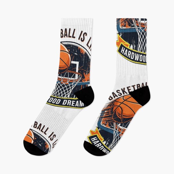 Item preview, Hardwood Dreams: Basketball Is Life Tribute designed and sold by Ink And Art.