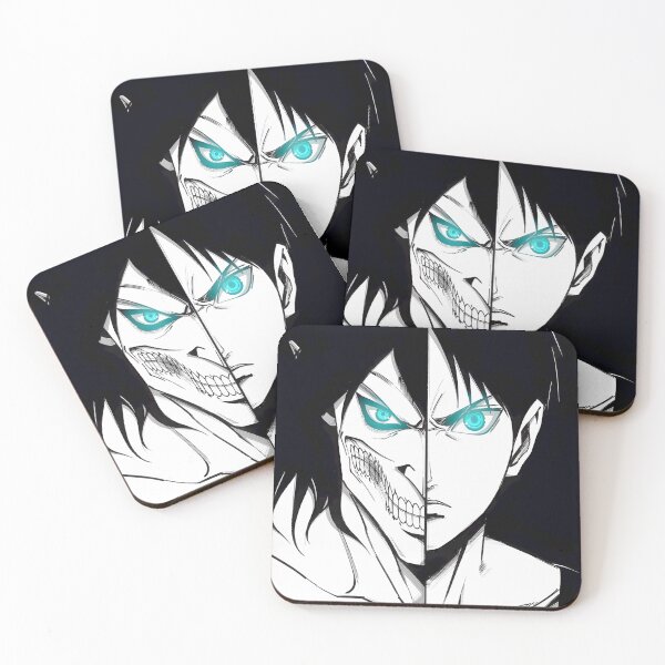 Item preview, Anime Split Face: Intense Duality with Electrifying Blue Eyes designed and sold by AntonioPolivka7.