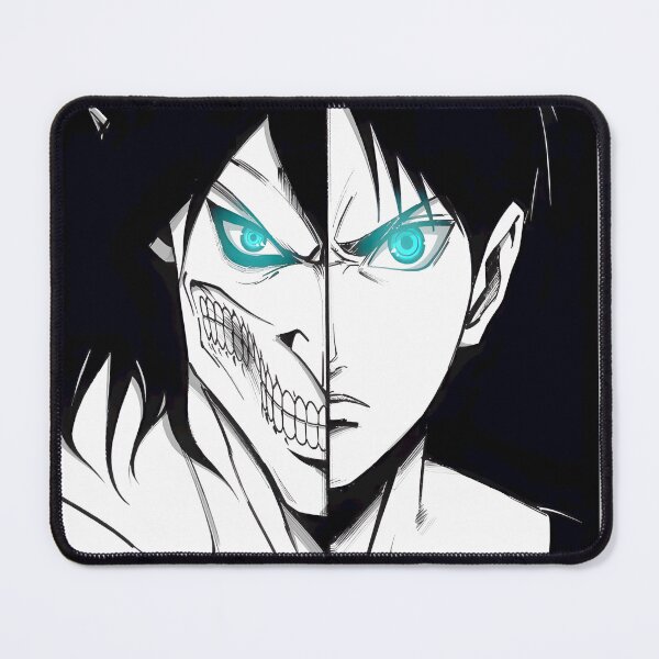 Item preview, Anime Split Face: Intense Duality with Electrifying Blue Eyes designed and sold by AntonioPolivka7.