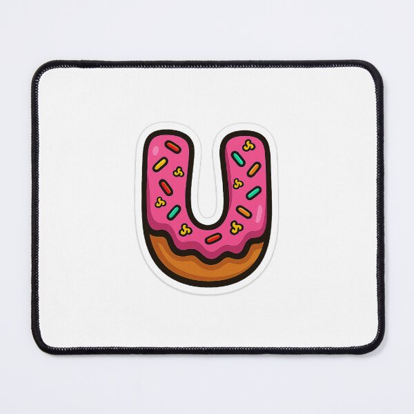 Item preview, Donut Letter U designed and sold by joshuayule.