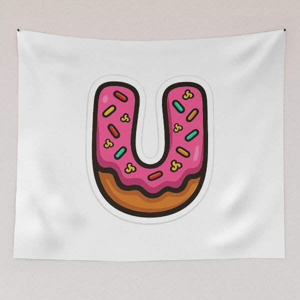 Item preview, Donut Letter U designed and sold by joshuayule.