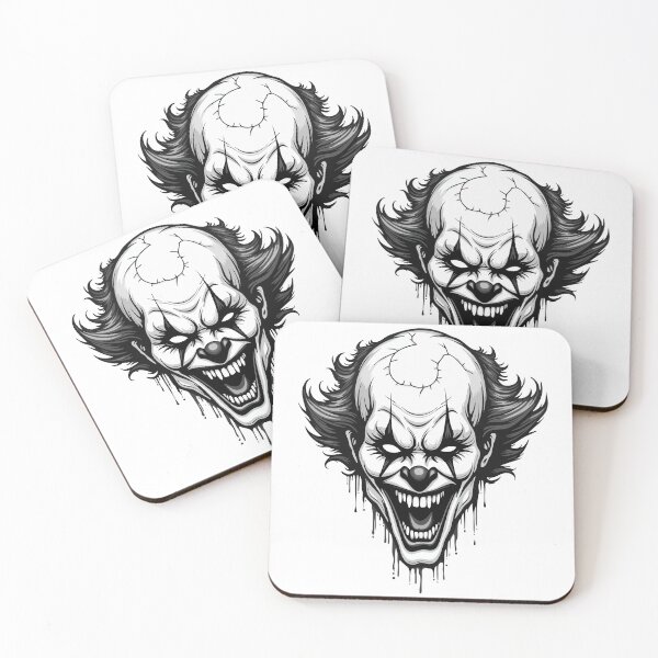 Item preview, Evil Terror Clown – Aggressive Halloween Design designed and sold by Hans-Design.