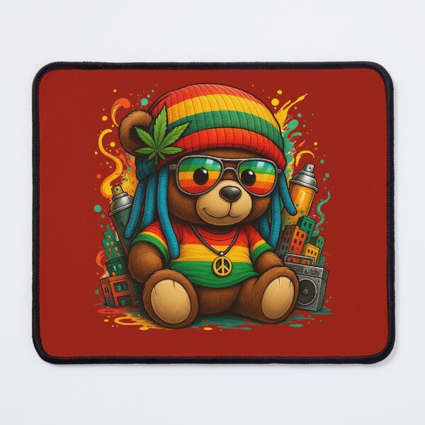 Item preview, Reggae Bear Festival – Cool Music Art for Reggae Lovers designed and sold by TheRamesCo.