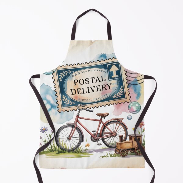 Item preview, Postal delivery,watercolor. designed and sold by elegantpaterns.