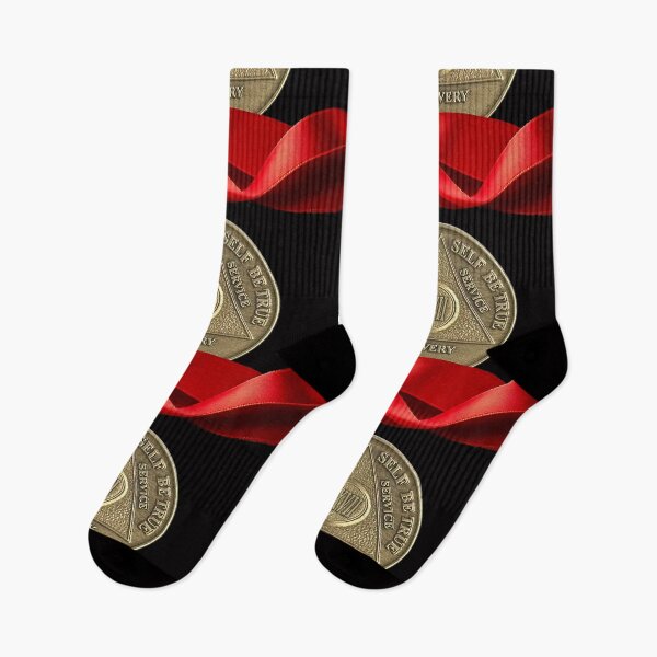 Item preview, 27 Year Recovery Coin Red Ribbon designed and sold by ApexDesigners.