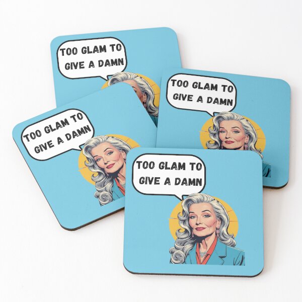 Item preview, Too Glam to Give a Damn  designed and sold by Glam&Grit Studio.