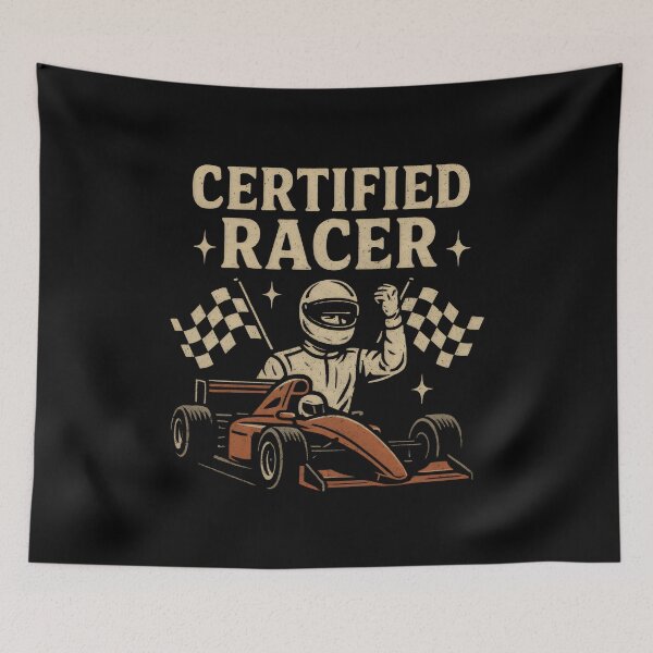 Item preview, Car Racing - Certified Racer designed and sold by DemureArtsy.