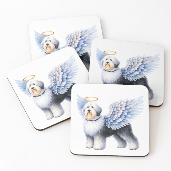 Item preview, Old English Sheepdog Angel designed and sold by TheAnimalZ00.