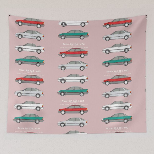 Item preview, Classic British Compact Car Collection | Retro Vehicle Design Art designed and sold by MoriahRuther.