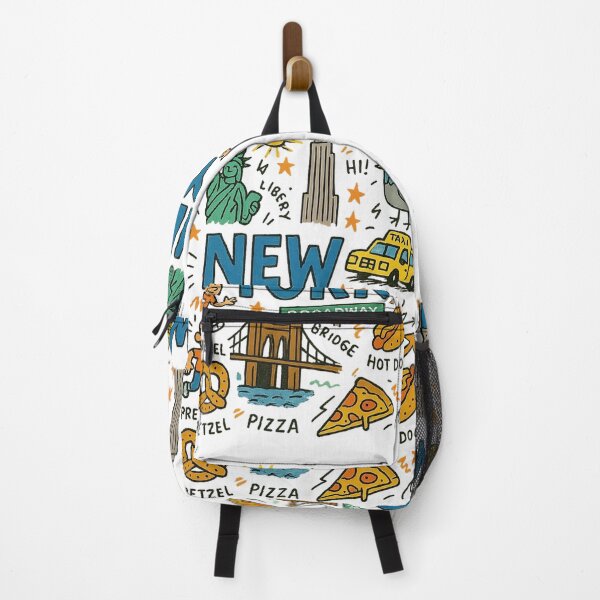 Item preview, New York City Travel Doodle – Cute NYC Aesthetic Art designed and sold by SnapLabDesigns.