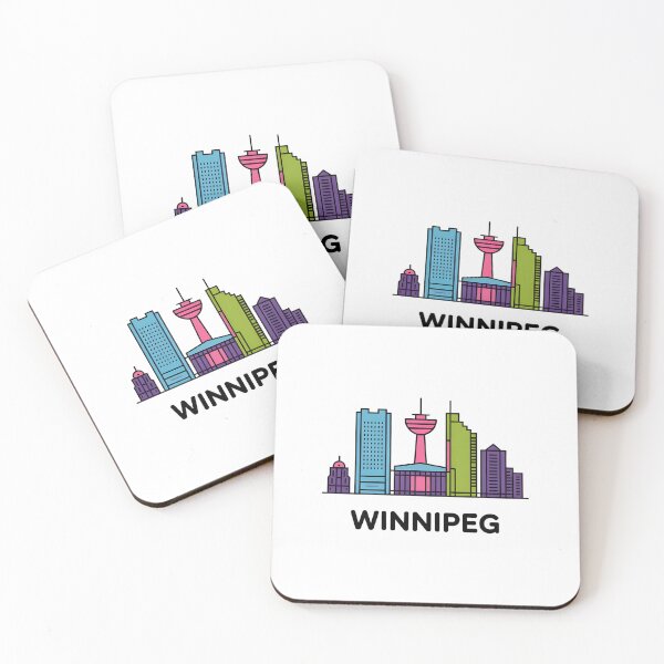 Item preview, Winnipeg Skyline – Minimalist Manitoba Travel Souvenir Design designed and sold by Paper Drip.