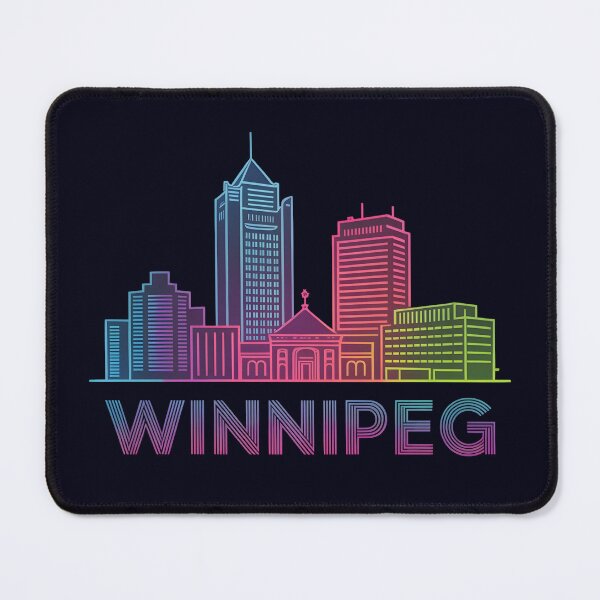 Item preview, Winnipeg Skyline – Minimalist Earthy Travel Souvenir Design designed and sold by Paper Drip.