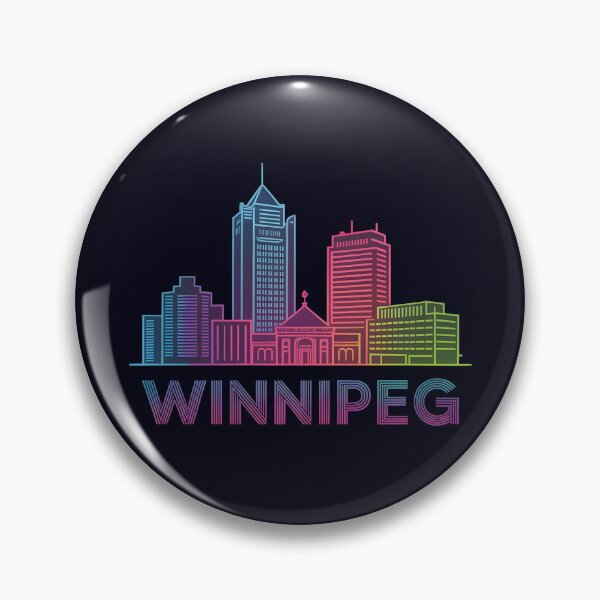 Item preview, Winnipeg Skyline – Minimalist Earthy Travel Souvenir Design designed and sold by Paper Drip.