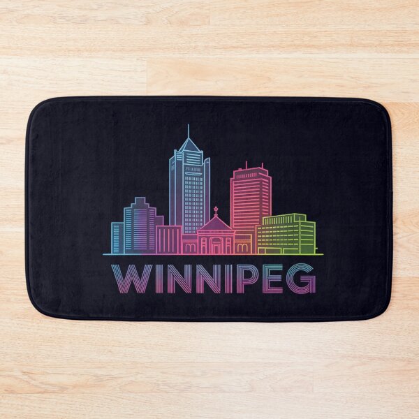 Item preview, Winnipeg Skyline – Minimalist Earthy Travel Souvenir Design designed and sold by Paper Drip.