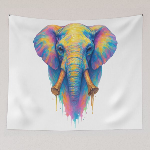 Item preview, Elephant & Deforestation – Endangered Wildlife Awareness Art designed and sold by AddictiveDesign.