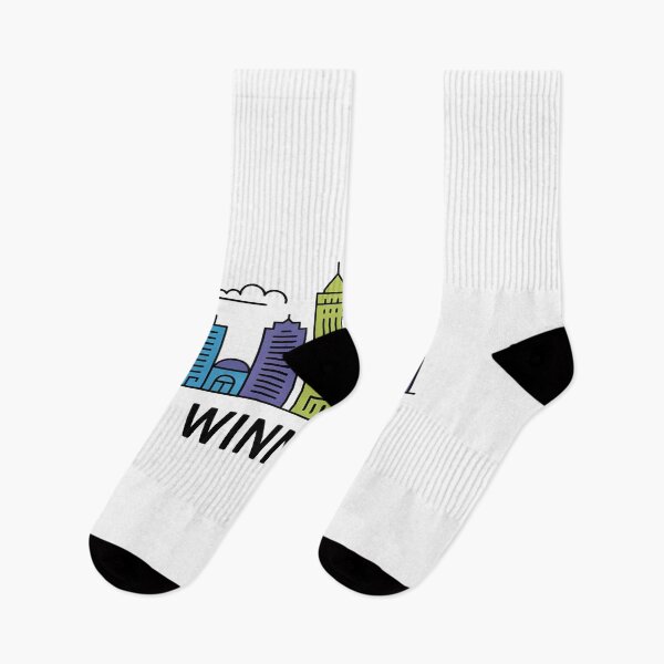 Item preview, Winnipeg Skyline – Minimalist Manitoba Travel Souvenir Design designed and sold by Paper Drip.