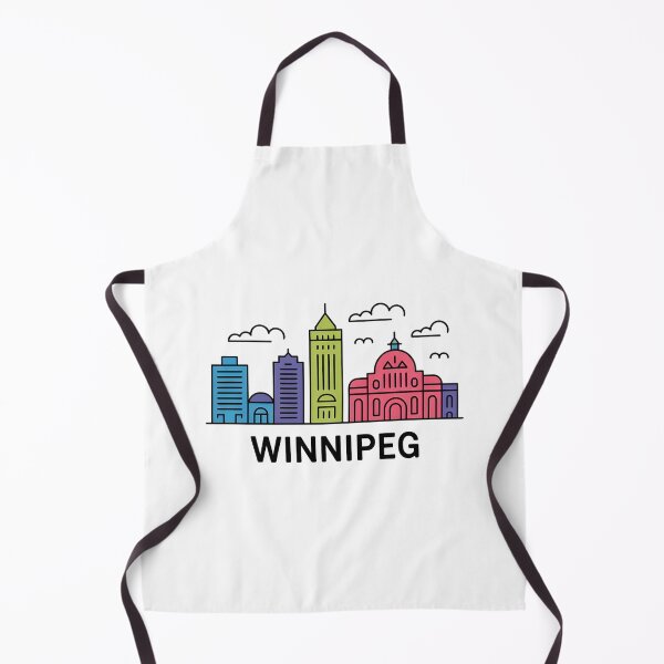 Item preview, Winnipeg Skyline – Minimalist Manitoba Travel Souvenir Design designed and sold by Paper Drip.