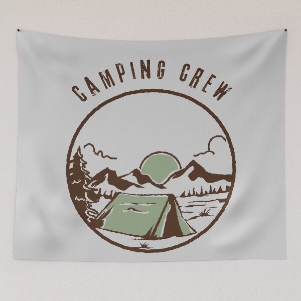 Item preview, Camping Crew  designed and sold by MrDomStore.