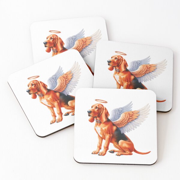 Item preview, Redbone Coonhound Angel designed and sold by TheAnimalZ00.