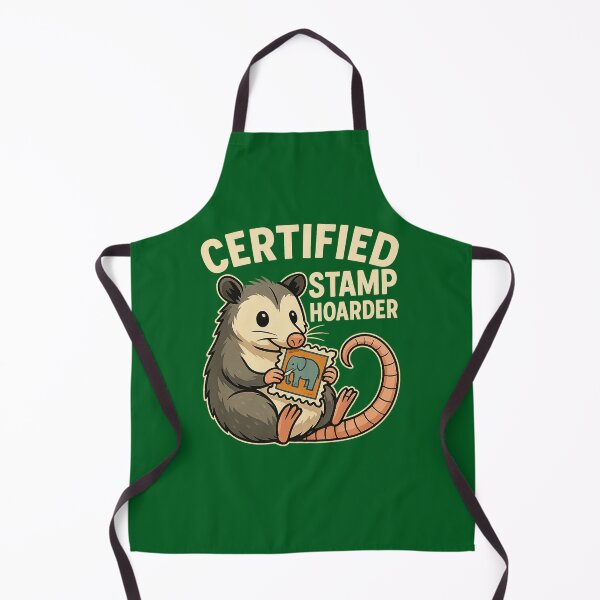 Item preview, Certified Stamp Hoarder – Funny Possum Philately Collector T-Shirt & Sticker designed and sold by SnoyTextil.