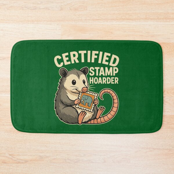 Item preview, Certified Stamp Hoarder – Funny Possum Philately Collector T-Shirt & Sticker designed and sold by SnoyTextil.