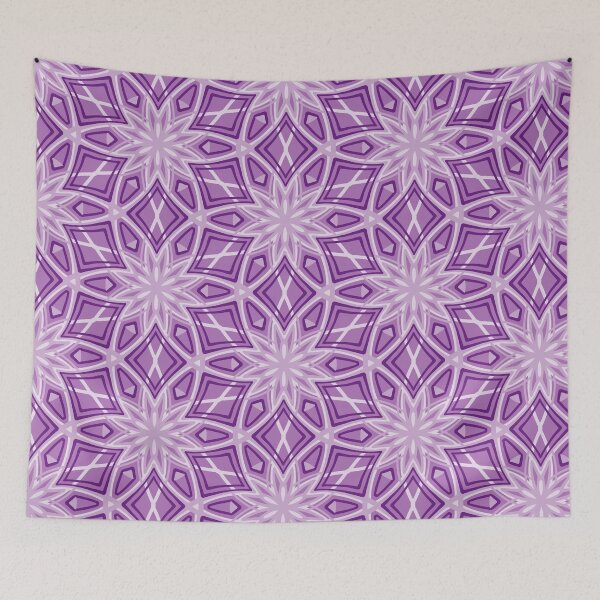 Item preview, Elegant Stylized Snowflakes - light purple designed and sold by Dawn Anthes.