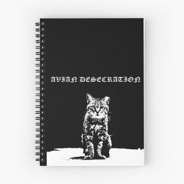 Item preview, CAT METAL - Avian Desecration designed and sold by Moonstone Ghosts.