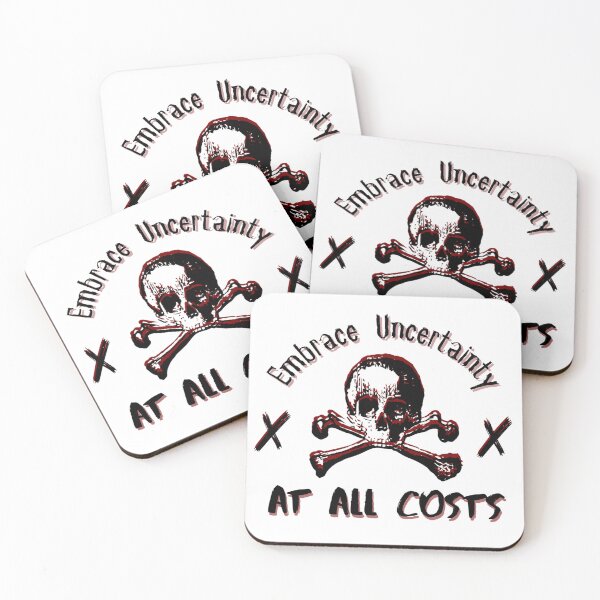 Item preview, Embrace Uncertainty At All Costs | Mental Health & OCD Awareness Design designed and sold by Loops & Lines.