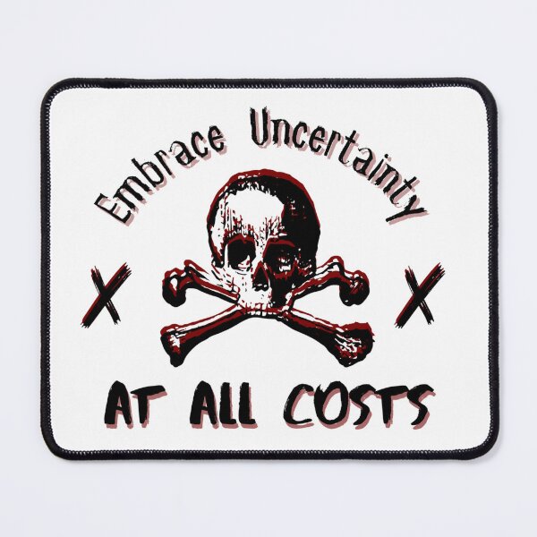 Item preview, Embrace Uncertainty At All Costs | Mental Health & OCD Awareness Design designed and sold by Loops & Lines.