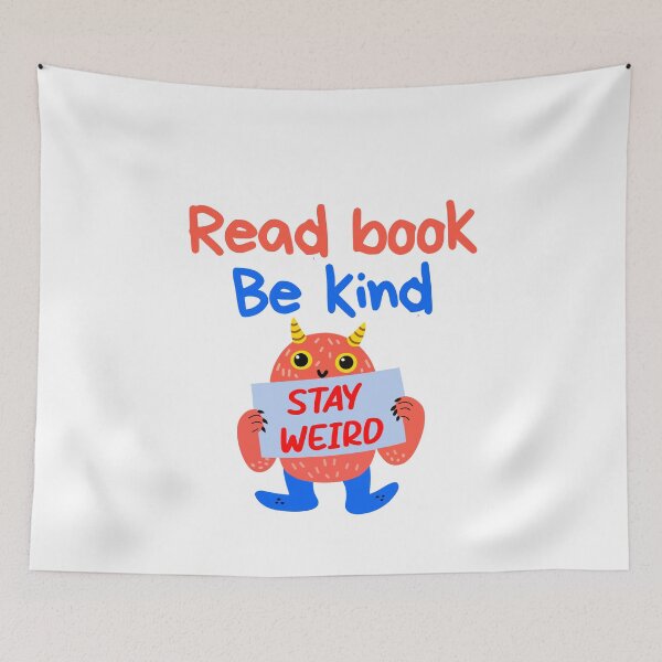 Item preview, Read books be kind stay weird designed and sold by belladesign7.