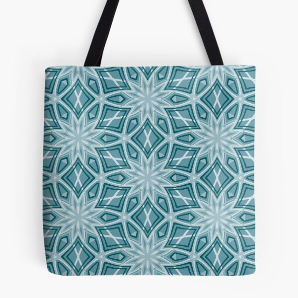 Item preview, Elegant Stylized Snowflakes - light green designed and sold by Dawn Anthes.