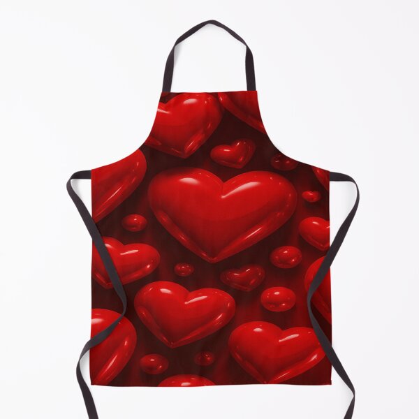 Item preview, Radiant Red Hearts Bubble Pattern designed and sold by DigitalGemArt.