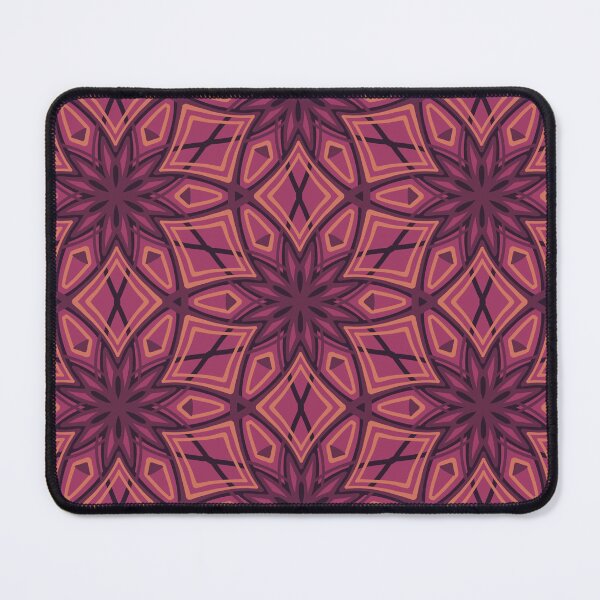 Item preview, Elegant Stylized Snowflakes - brick red designed and sold by Dawn Anthes.