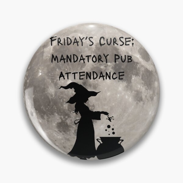 Item preview, Friday’s Curse: Mandatory Pub Attendance - Funny Drinking Shirt designed and sold by UTkiKK.